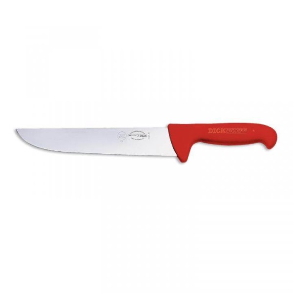 DICK Blockmesser ErgoGrip 21cm rot