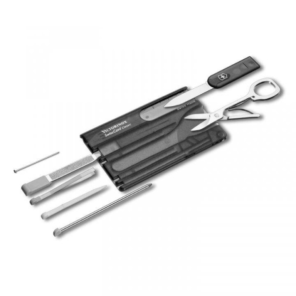 Victorinox SwissCard Classic, grau-transparent, 0.7133.T3