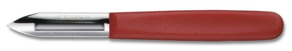 Victorinox Küchenutensilien, Sparschäler einschneidig für Rechtshänder, rot, 5.0101