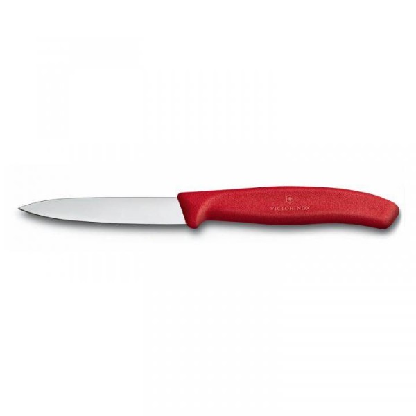 Victorinox Classic Gemüsemesser, Klinge 8 cm, rot, mittelspitz, 6.7601