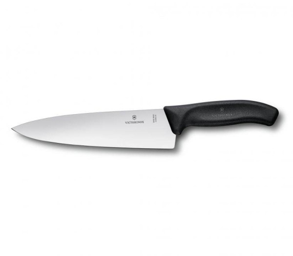 Victorinox Classic Tranchiermesser, 20 cm, extra breite Klinge, schwarz, 6.8063.20G