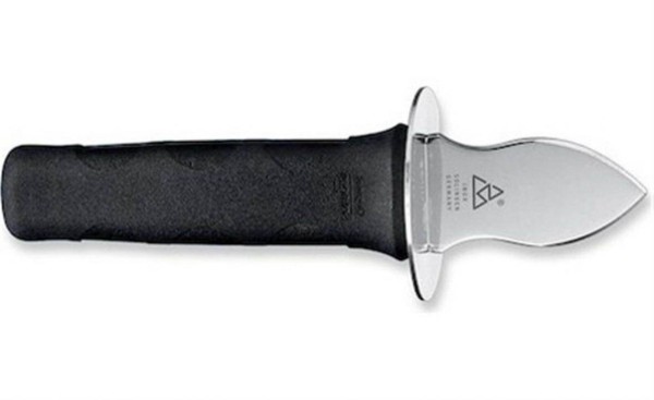 Victorinox Swiss Küchenutensilien, Austernöffner, mit Handschutz, Nilongrff schwarz, 7.6393