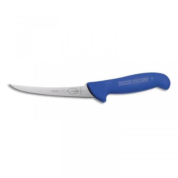 Dick Ergogrip Ausbeiner 13cm, blau, geschweift, semi-flexibel # 8298213