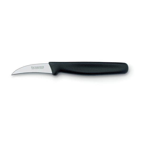 Victorinox Swiss Standard Tourniermesser, gebogene Klinge, schwarz, 6 cm, 5.3103