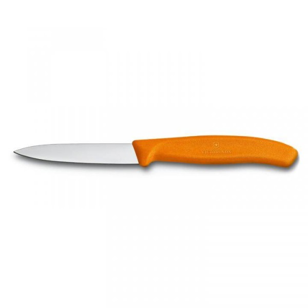 Victorinox Classic Gemüsemesser, Klinge 8 cm, orange, mittelspitz , 6.7606.L119