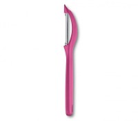 Victorinox Swiss Küchenutensilien, Universalschäler, pink, rostfreie Pendelklinge, Zackenschliff, zweischneidig, 7.6075.5