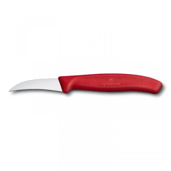 Victorinox Classic Tourniermesser, Klinge 6 cm, rot, gebogene Klinge, 6.7501